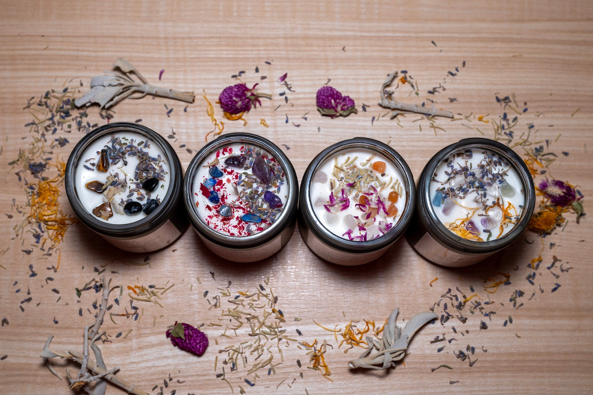 Handmade Natural Ritual Candles – Mystical Moon Candles